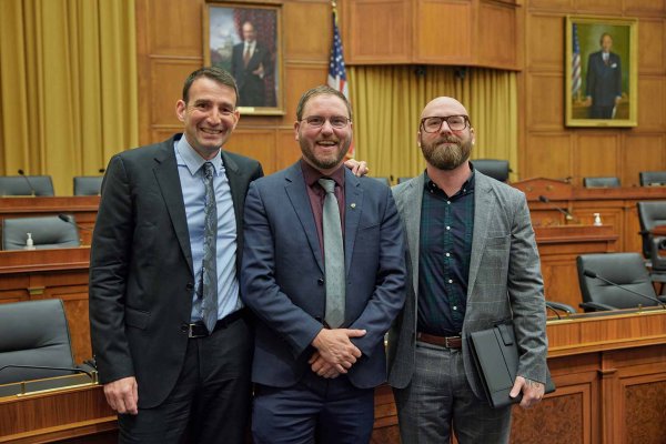 Kyle, Paul, and Aaron testifying in Congress about Right to Repair