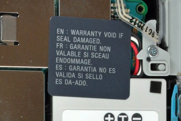 Warranty void sticker